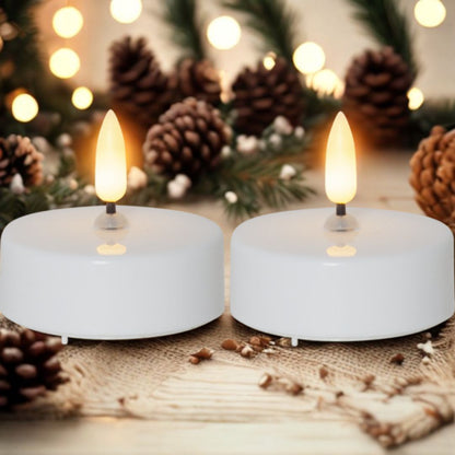 LED Värmeljus 2-pack Flamme