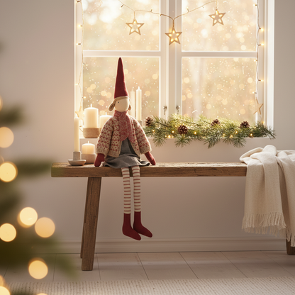 Maileg Pixy, Size 4 Girl - Skirt and cardigan