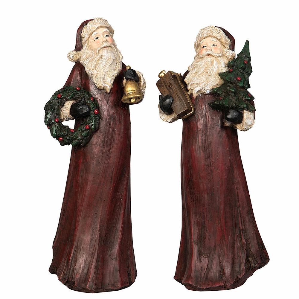 STOR Tomte Rustik Mix Röd 2-pack