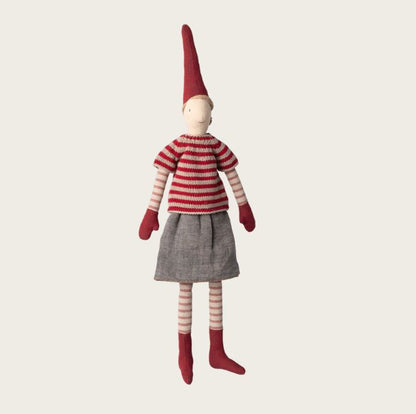 Maileg Pixy, Size 3 Girl - Skirt & knitted sweater