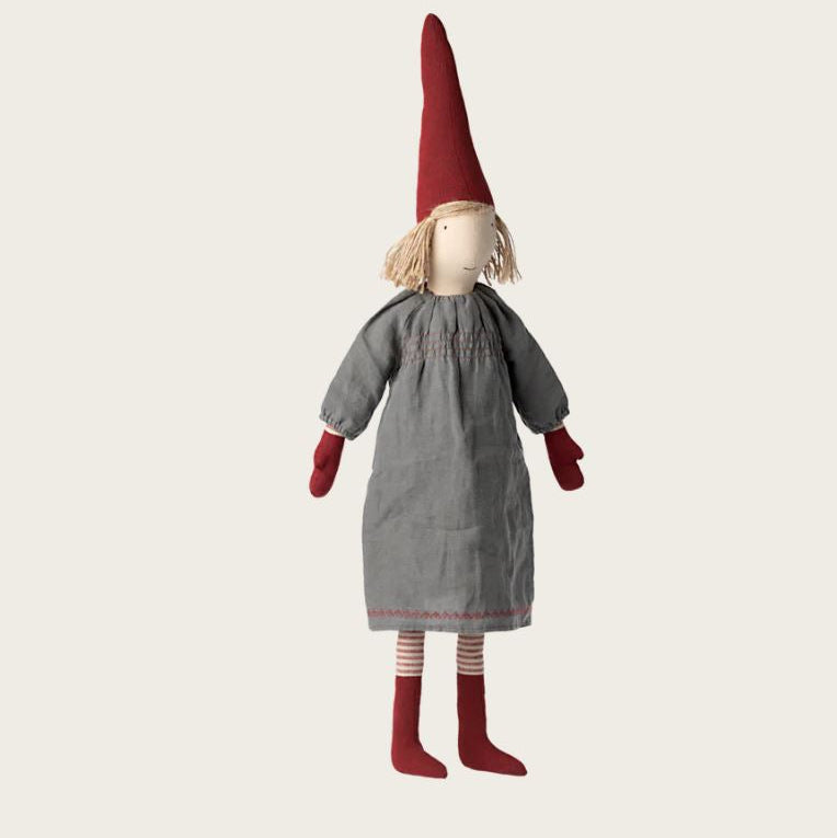 Maileg Pixy, Size 5 Girl - Blue dress