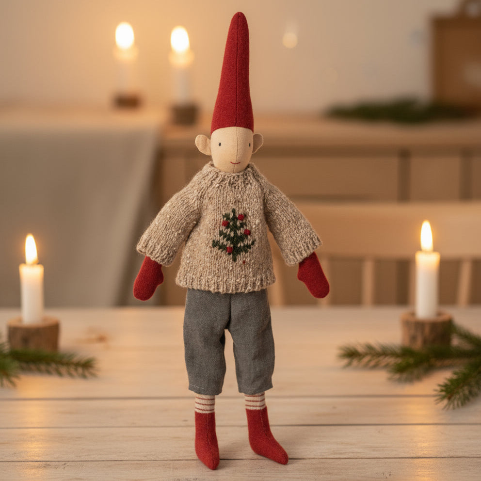 Maileg Pixy, Size 2 Boy - Knitted sweater