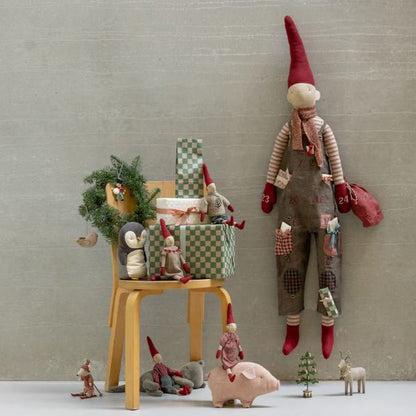 Maileg Pixy, Size 2 Girl - Red dress