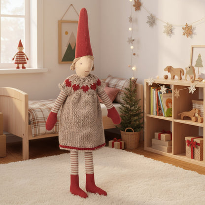 Maileg Pixy, Size 2 Girl - Knitted dress