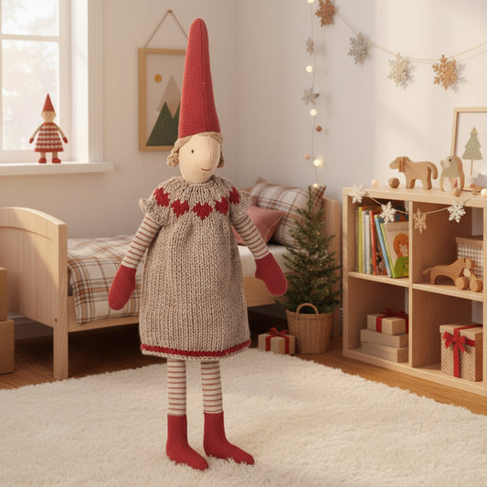 Maileg Pixy, Size 2 Girl - Knitted dress