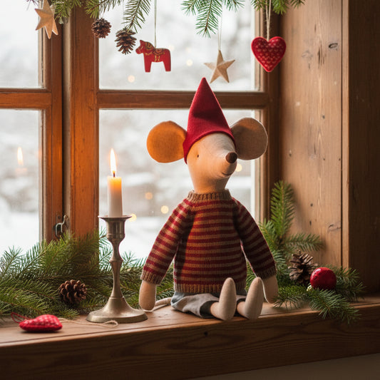 Maileg Christmas Mouse Maxi/Boy