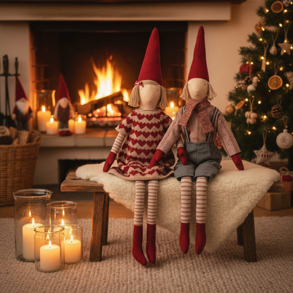 Maileg Pixy, Size 5 Girl - Knitted dress