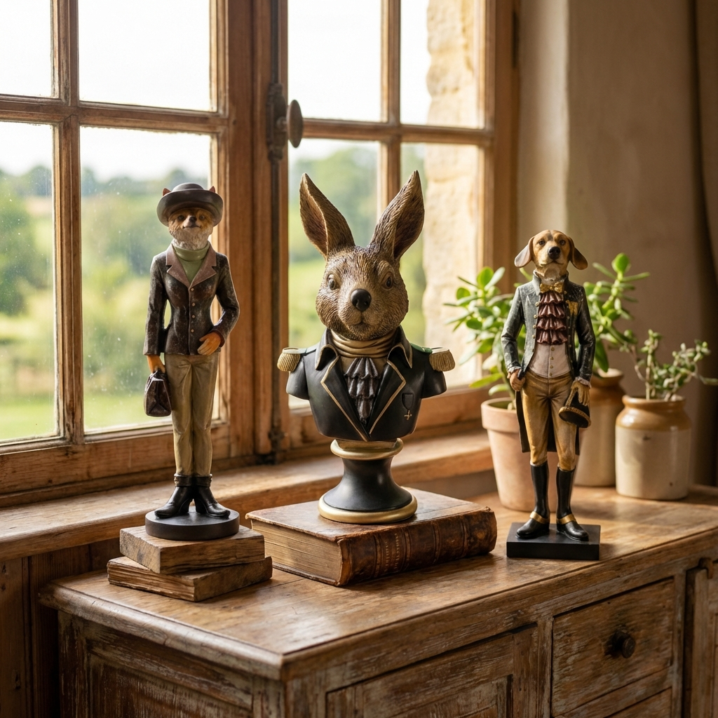 Räv Staty/Deko 35 cm