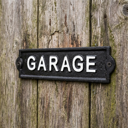 Skylt / Järn - Garage
