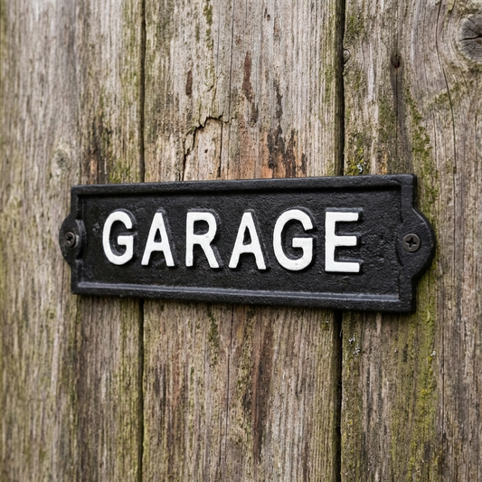 Skylt / Järn - Garage