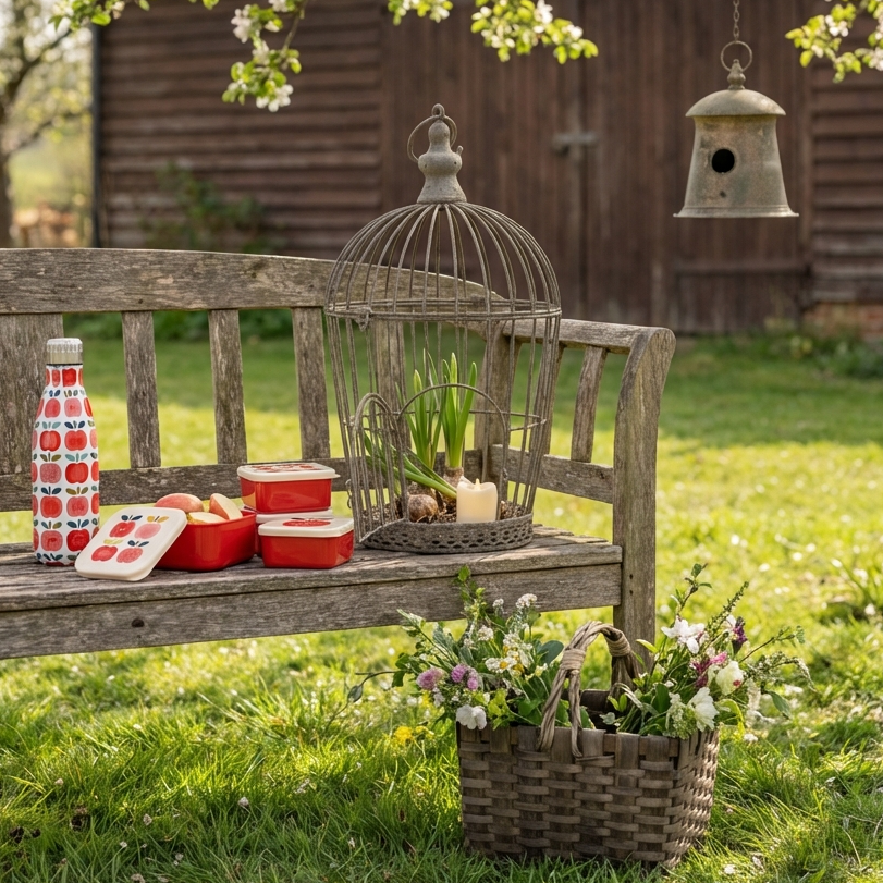 Dekorativ metallbur