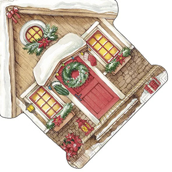 Festive House Lunch 33x33 cm