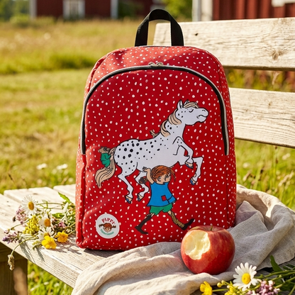 Pippi - Stark Kisa ryggsäck Röd