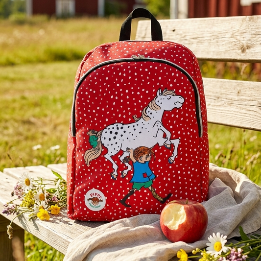 Pippi - Stark Kisa ryggsäck Röd