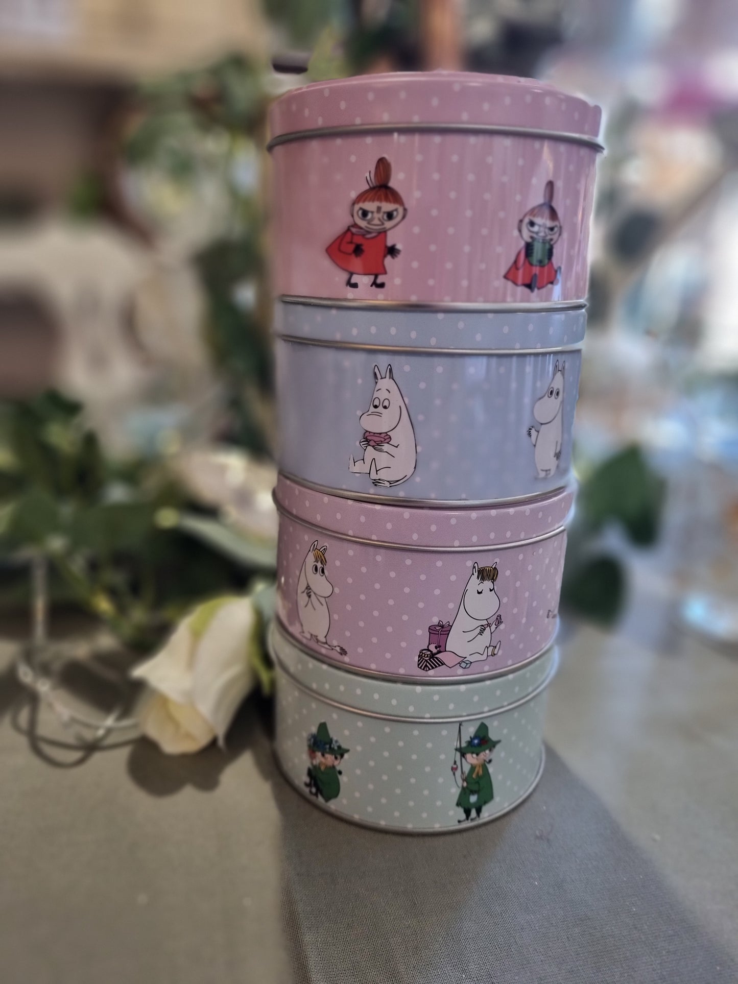Plåt burk Mumin 38 cl