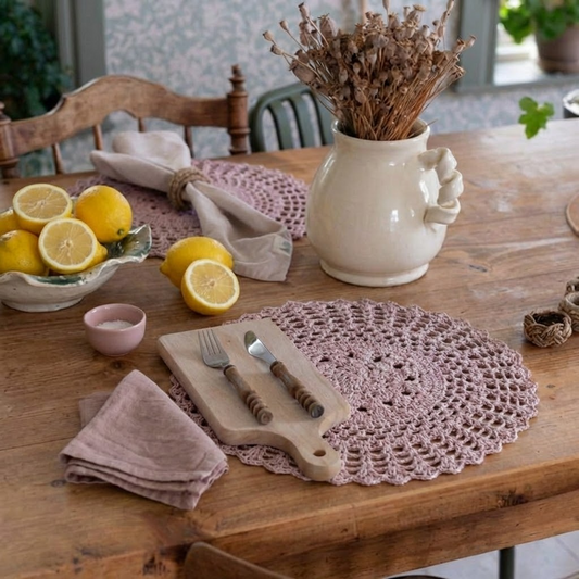 Bords Tablett BRITTA Rosa Ø38 CM