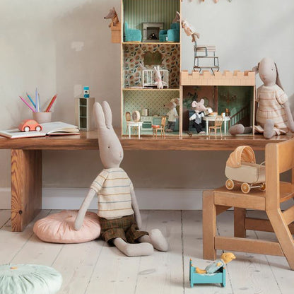 Maileg, Rabbit, Size 5 - Pants and knitted sweater