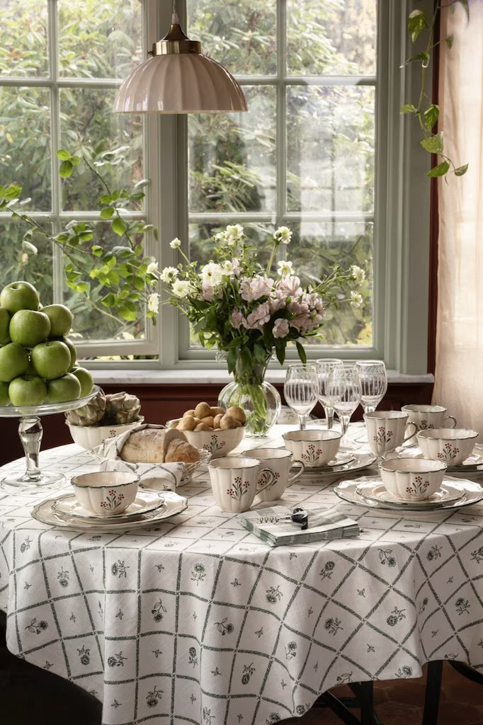 Assiett Esther Vildblomma Grön