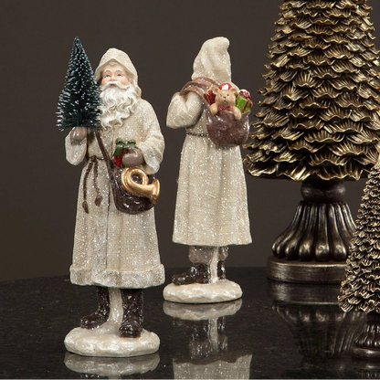 Stor tomte Jute Glitter Mix 2pack