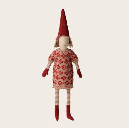 Pixy, Storlek 5 - Flicka - Stickad blommig klänning