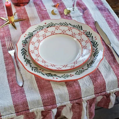 Bordsduk Ida Stripe Röd